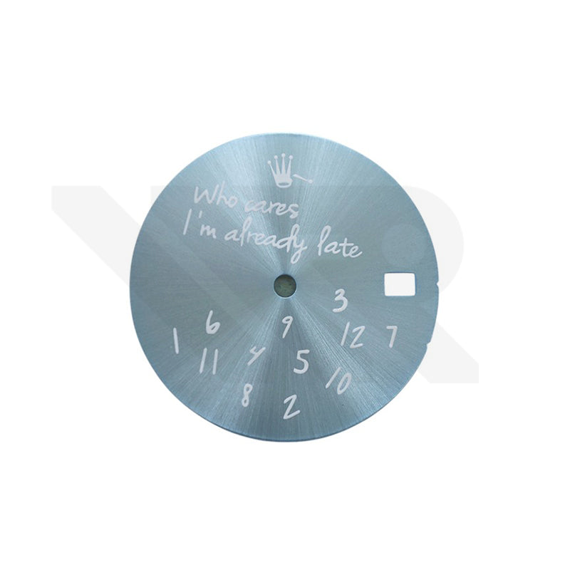Relax Sunburst Dial V2 for Seiko Mod: Icy Blue / White