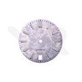 GS Shunbun Style Lavender Rose Dial for Seiko Mod: Silver GS Style Indices with 6h Date Window