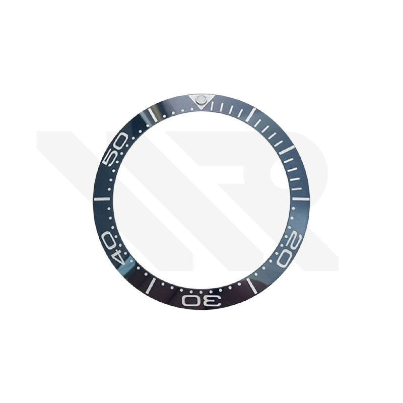 Ceramic Sloped 40mm Bezel Insert for Omega Seamaster SM300: Blue