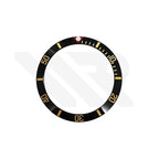 Blackbay Style Ceramic Sloped Bezel Insert for SKX/SRPD: Black/Gold