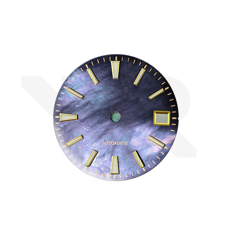 Dark Blue Mother of Pearl Stick Indices Dial for Seiko Mod – WR