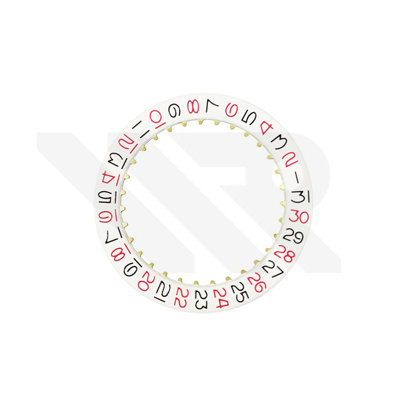 Date Disc for ETA-2824 Automatic Movement - Red White Roulette
