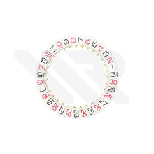Cargar imagen en el visor de la galería, Date Disc for ETA-2824 Automatic Movement - Red White Roulette
