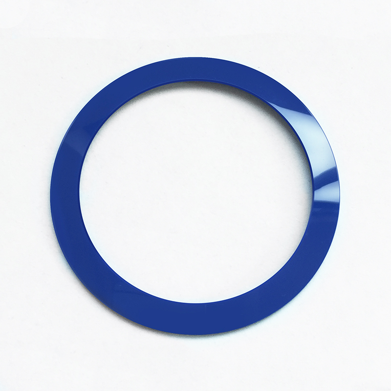 Plain Ceramic Sloped Bezel Insert For SKX/SRPD - Blue