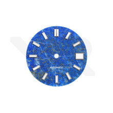 Charger l&#39;image dans la galerie, Lapis Lazuli Stone Dial for Seiko Mod: GS Style Indices

