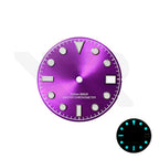 Blackbay Style Diver Dial for Seiko Mod: Sunburst Purple