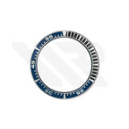 Aluminium Flat Bezel Insert for Seiko Prospex Sumo SBDC001 / SBDC003 / SBDC031 / SBDC033 - Blue/Black