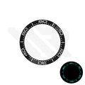 Sea Master Style Ceramic Sloped Bezel Inserts for SKX/SRPD Seiko Mod: Black