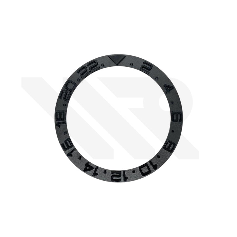 YM Style GMT-24 Ceramic Sloped Bezel Insert for SKX/SRPD: Black