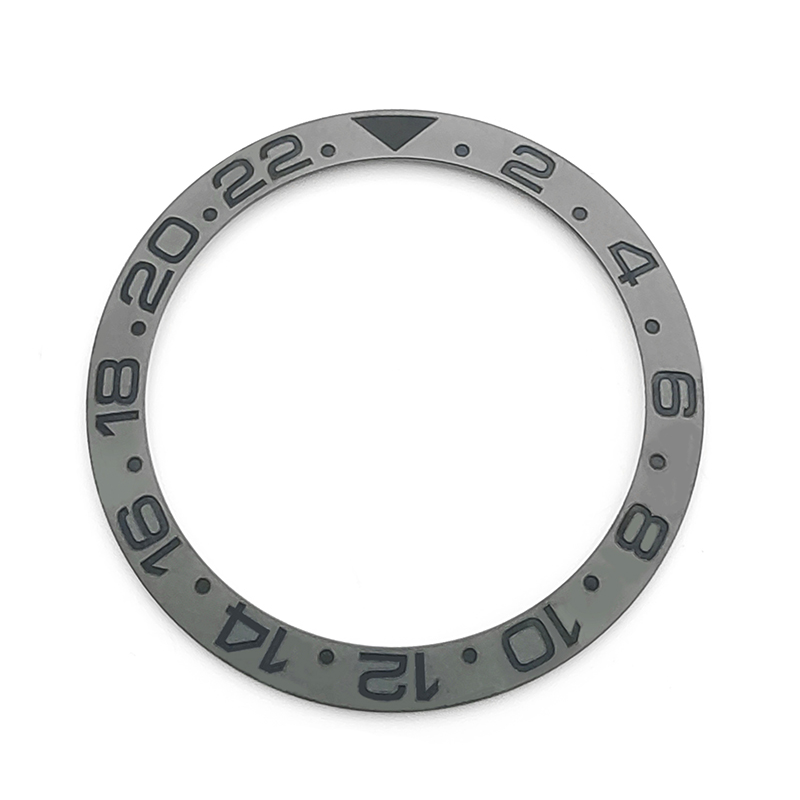 GMT-24 Ceramic Sloped Bezel Insert for SKX/SRPD - Matte Grey
