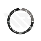 Ceramic Sloped Diver Bezel Insert for SKX / SRPD Seiko Mod: Black/Gray