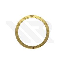 Cargar imagen en el visor de la galería, YM Style Dual Time Ceramic Flat Bezel Insert for SKX/SRPD: Gold
