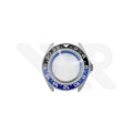 Sandblasted Silver SKX 3 O'clock Case Set for Seiko Mod: Batman GMT Master Style