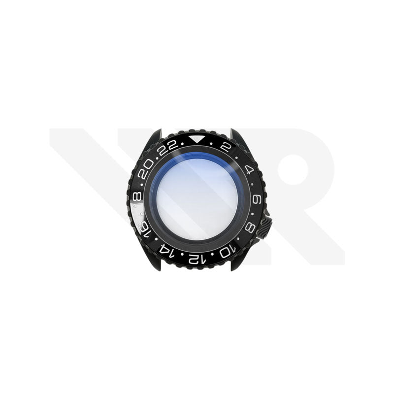 Sandblasted Black SKX Case Set for Seiko Mod: GMT Master Style