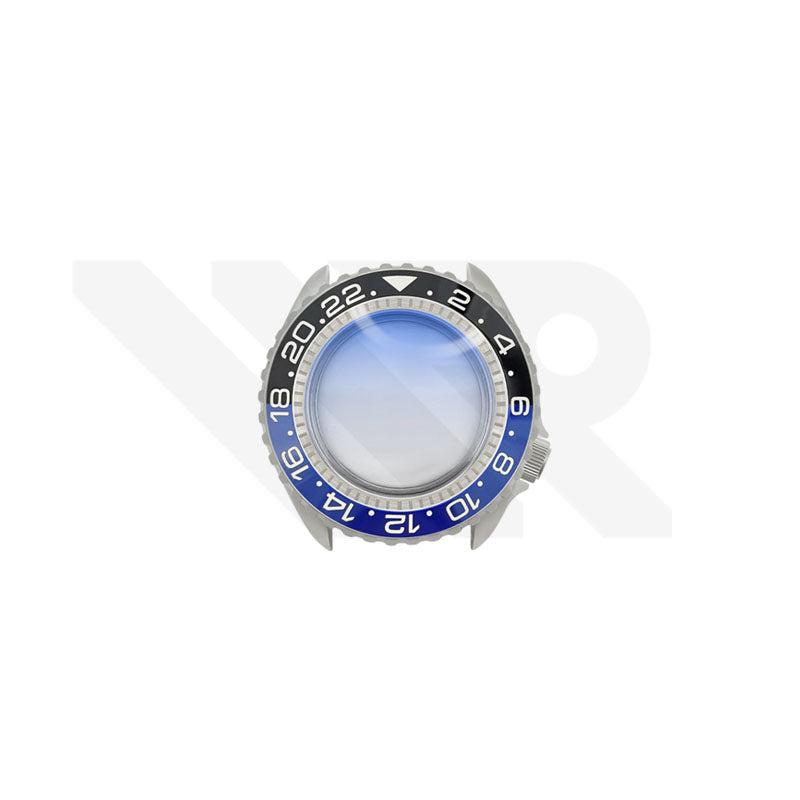Sandblasted Silver SKX Case Set for Seiko Mod: Batman GMT Master Style