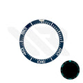 Full Luminous Ceramic Sloped 38mm Bezel Insert Compatible with Omega Seamaster SM300: Blue