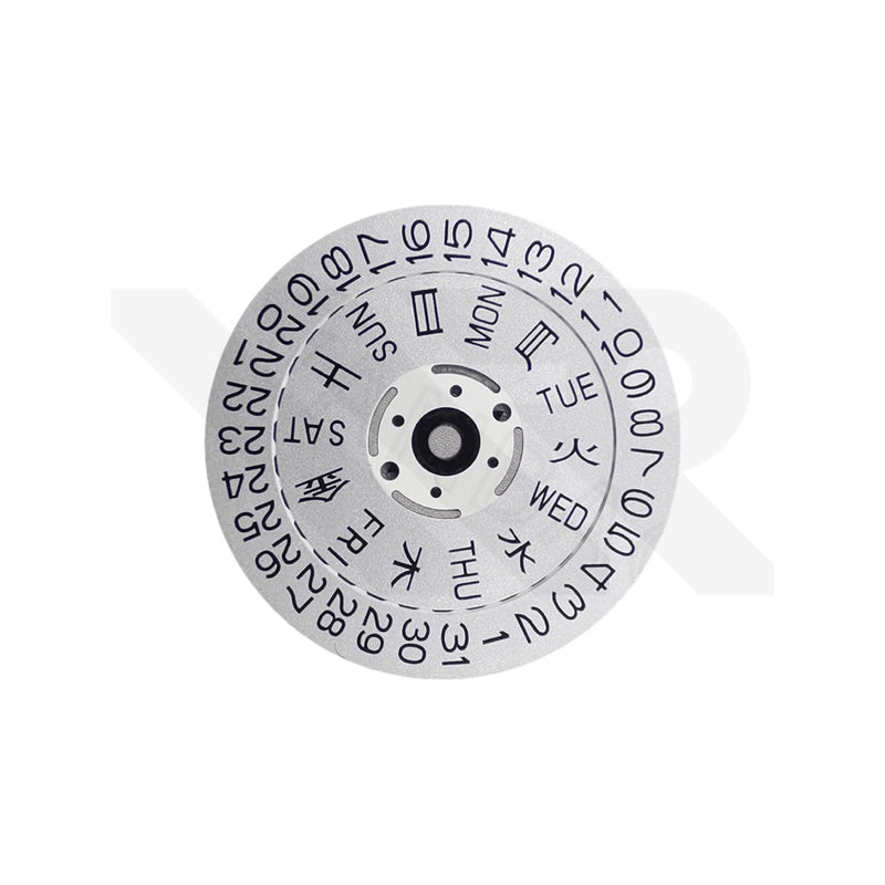 NH36 Day-Date Disc - Kanji (Silver)