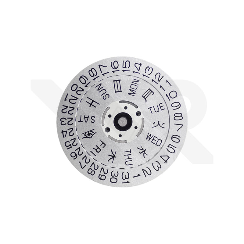 NH36 Day-Date Disc - Kanji (Silver)