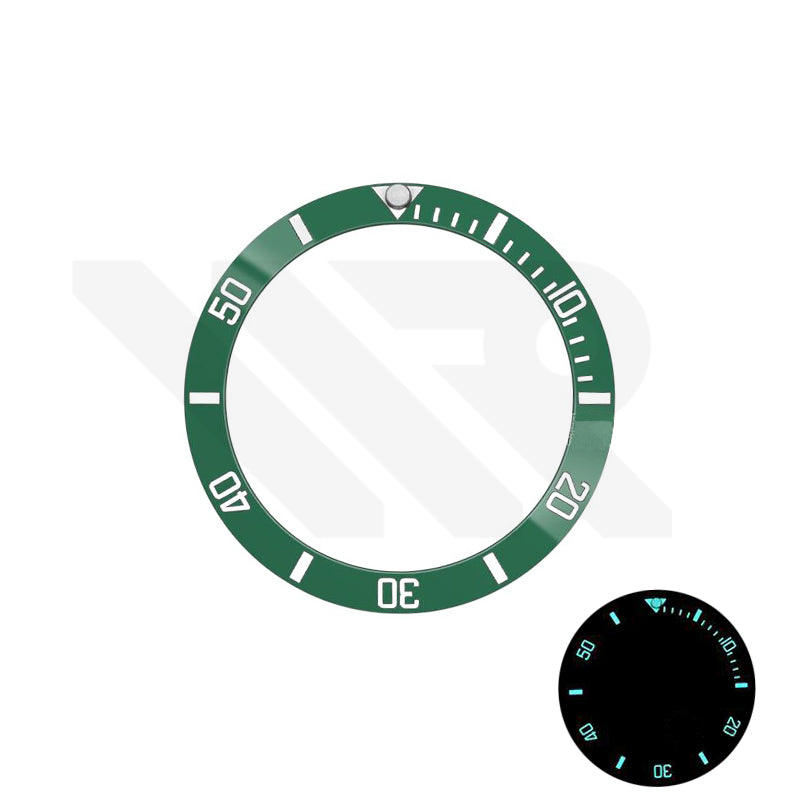 SUB Style Blue Full Luminous Ceramic Sloped Bezel Insert for SKX/SRPD: Blue