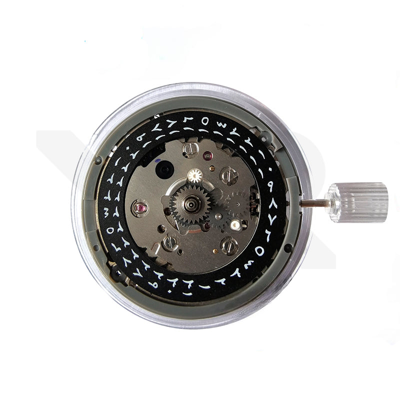 Seiko (SII) NH34A Automatic GMT Movement (Arabic Black)