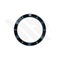 Sub Style Ceramic Sloped Bezel Insert for SKX/SRPD: Black-Blue