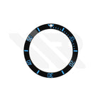 Sub Style Ceramic Sloped Bezel Insert for SKX/SRPD: Black-Blue