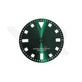 Pelagos Date GMT Thick Lume Indices Dial for NH34 Seiko Mod: Sunburst Green