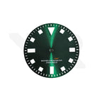 Pelagos Date GMT Thick Lume Indices Dial for NH34 Seiko Mod: Sunburst Green