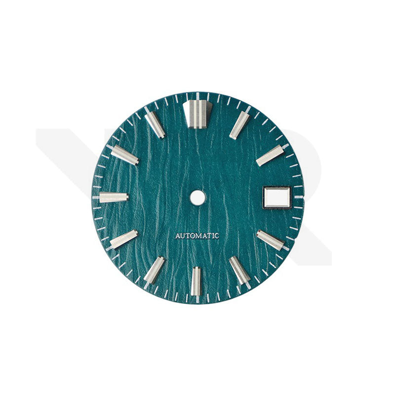 GS White Birch Style Dial for Seiko Mod: Silver GS Style Indices