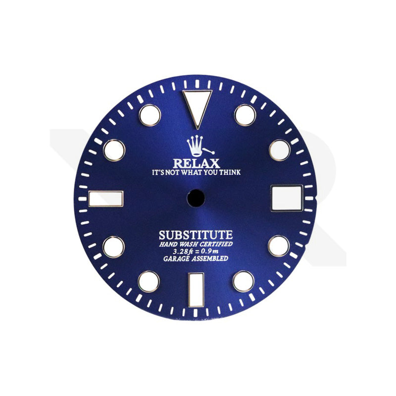 Relax Dial for Seiko Mod: Sunburst Blue