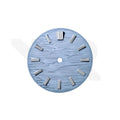 GS White Birch Style Glacier Blue No Date Dial for Seiko Mod: Silver GS Style Indices