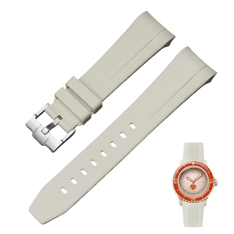 Rubber B Style Strap for Blancpain x Swatch Ocean Of Storms