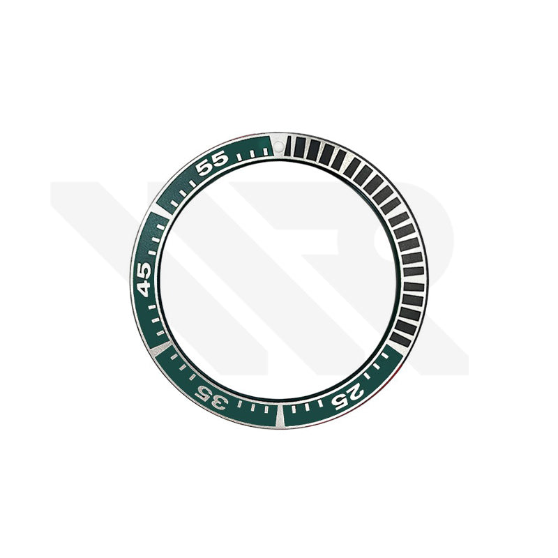 Aluminium Flat Bezel Insert for Seiko Prospex Sumo SBDC001 / SBDC003 / SBDC031 / SBDC033 - Green/Black