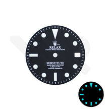 Load image into Gallery viewer, Retro Style Relax Dial for Seiko Mod: Matte Black With Date
