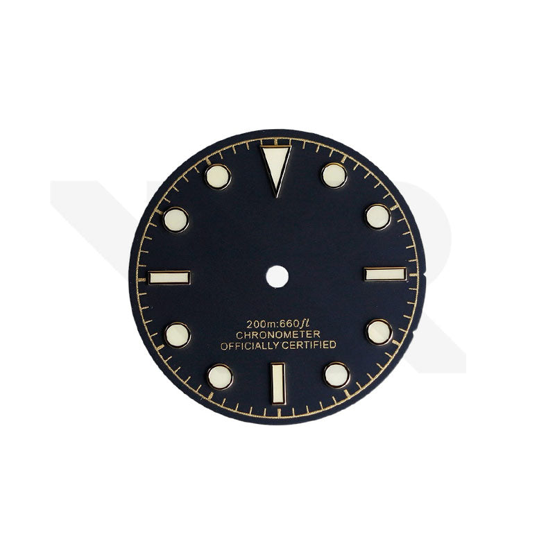 Blackbay Diver Dial for Seiko Mod: Matte Black