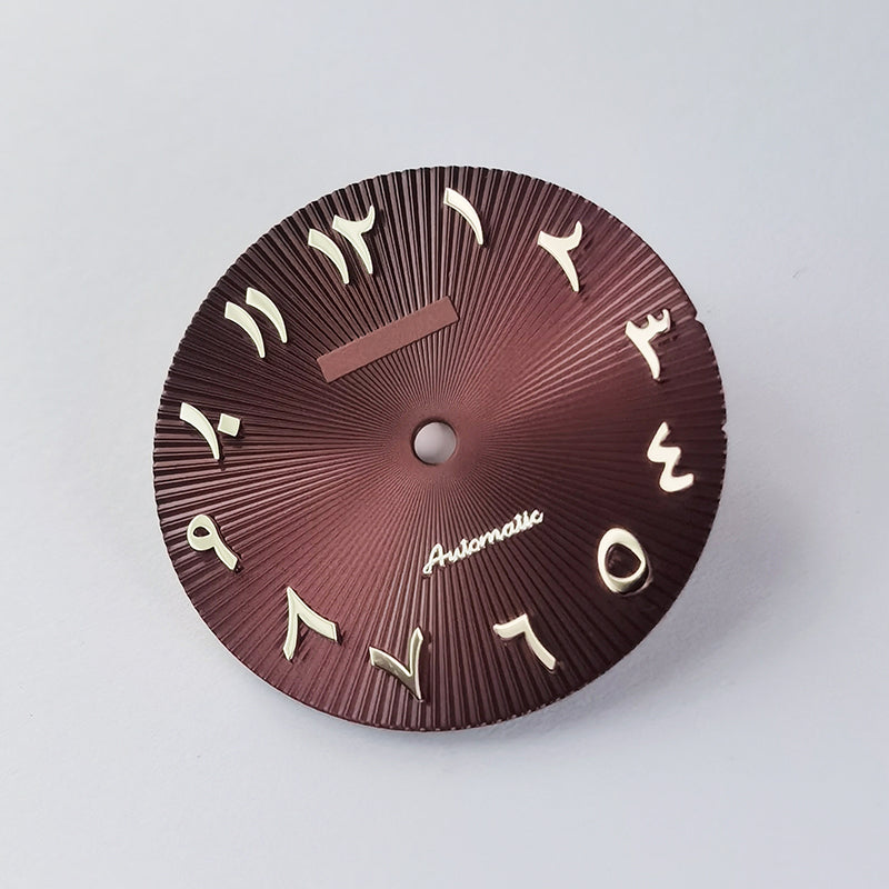 Arabic Indices Watch Dial for Seiko Mod