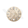 GS Shunbun Style Champagne Gold Dial for Seiko Mod: Silver GS Style Indices with 6h Date Window