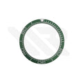 42mm Seamaster Style Matte Finish Ceramic Sloped Bezel Insert: Green-Gray