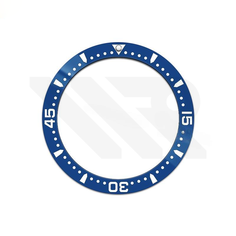Hydro Style Ceramic Sloped Bezel Insert for SKX/SRPD - Blue/White