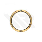 Seamaster SM300 Style Matte Finished Ceramic Sloped Bezel Inserts for SKX007 / SRPD Seiko Mod: Gold