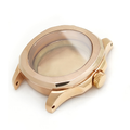 Nautilus Brushed Case Set for Seiko Mod: Rose Gold