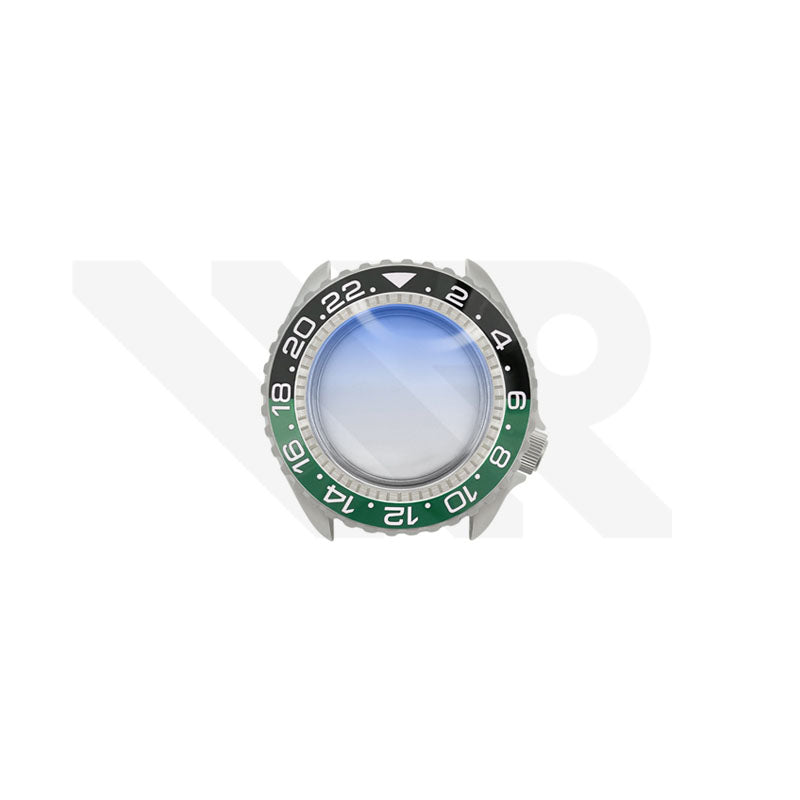 Sandblasted Silver SKX Case Set for Seiko Mod: Sprite GMT Master Style