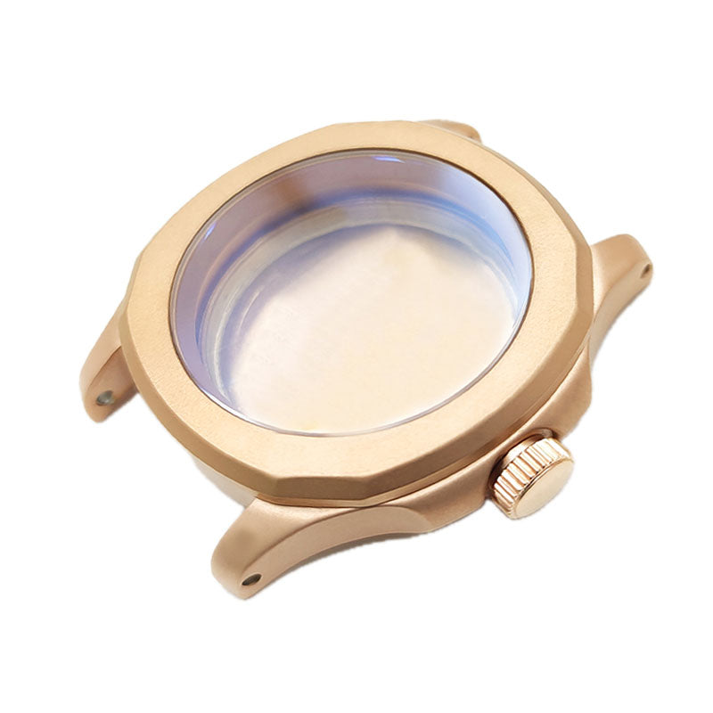 Nautilus Sandstrahl-Gehäuseset für Seiko Mod: Roségold