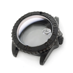 YM Oyster Style Brushed Case Set for Seiko SKX / SRPD Mod: Black