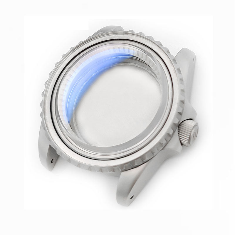 SKX SUB Sandblasted Case Set for Seiko Mod: Silver