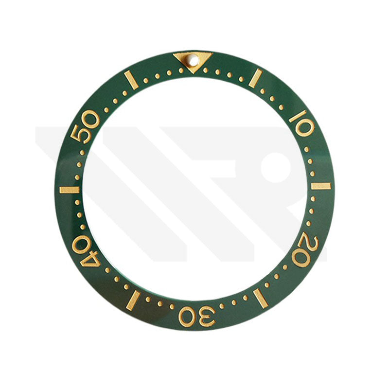 Keramik-Lünetteneinsatz für Seiko Prospex Sumo SBDC001 / SBDC003 / SBDC031 / SBDC033 - Grün/Gold