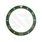 Keramik-Lünetteneinsatz für Seiko Prospex Sumo SBDC001 / SBDC003 / SBDC031 / SBDC033 - Grün/Gold