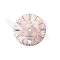 GS Shunbun Style Blossom Pink Dial for Seiko Mod: Silver GS Style Indices with 6h Date Window