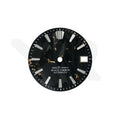 Rose Gold Foil Carbon Fiber Dial for Seiko Mod: Silver GS Indices