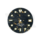 Carbon Fiber Dial for Seiko Mod - Gold Foil